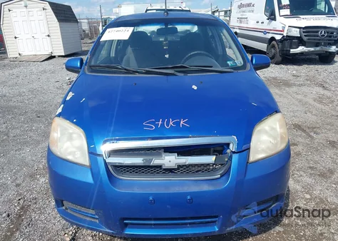 2009 Chevrolet Aveo Lt z USA, uszkodzony, nr VIN KL1TD56E59B337225